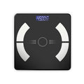Smart Bluetooth body fat scale in white, black or pink with USB charging for weight, body fat, moisture and calorie measurement