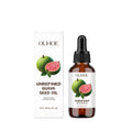 30ml bottle of Guava Seed Oil facial serum with vitamin C and glycerin.