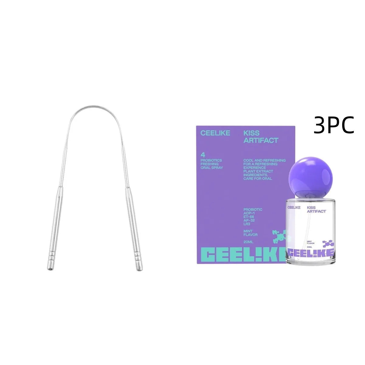 20ml probiotic oral care spray bottle with portable design for fresh breath maintenance