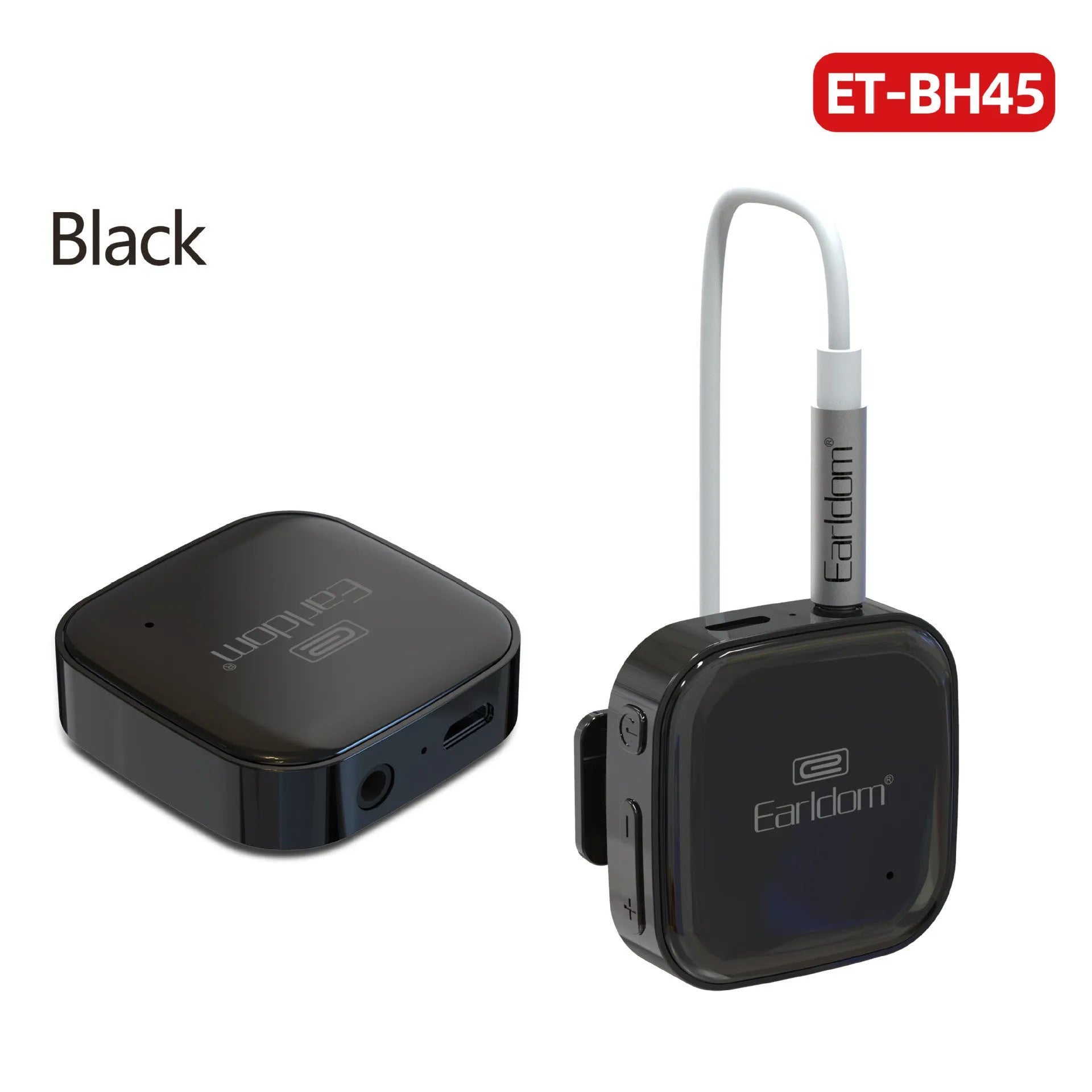 Bluetooth lavalier running headset with clip attachment and multiple colour options