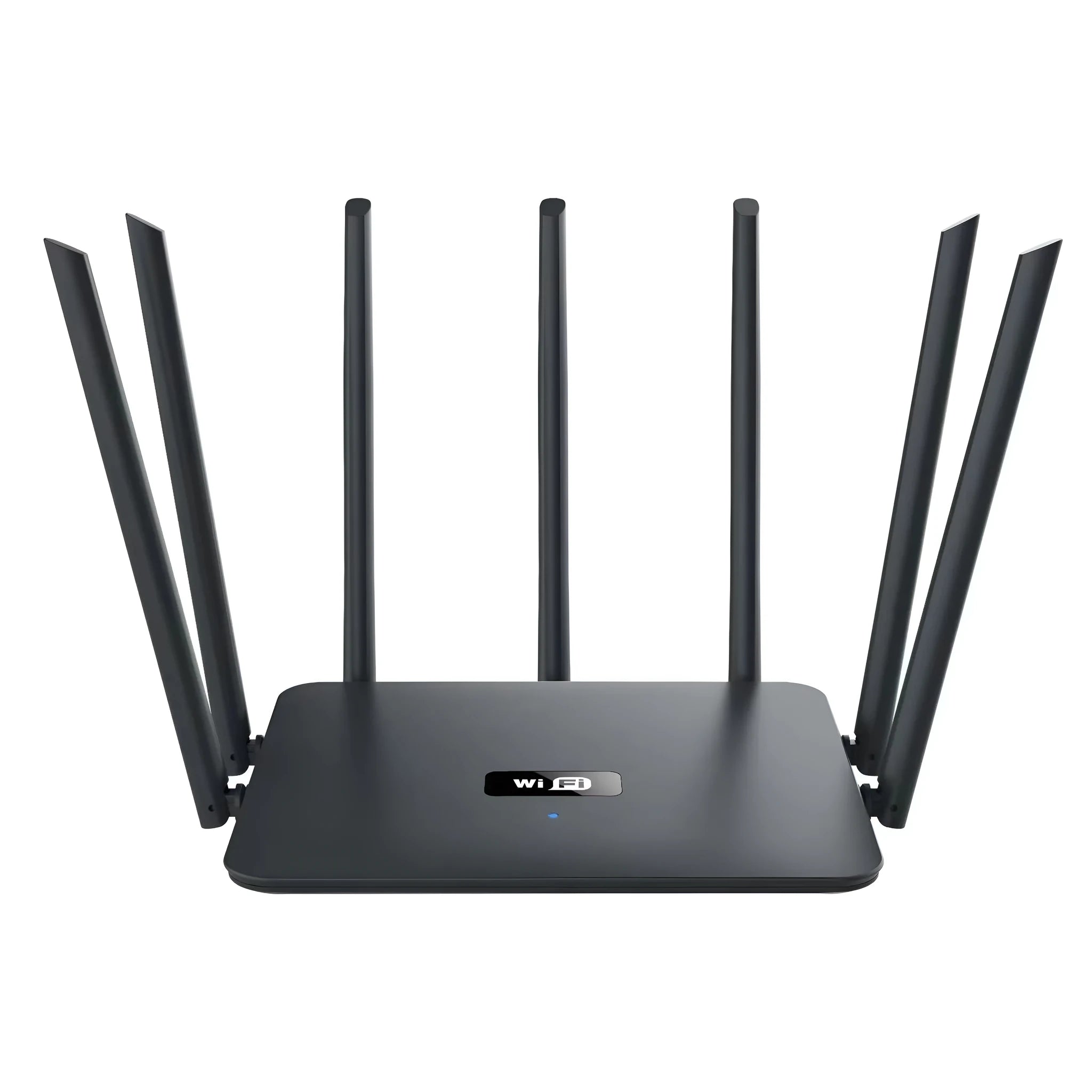 Dual-frequency 5G Gigabit router in white or black with wall-through coverage for whole-home WiFi