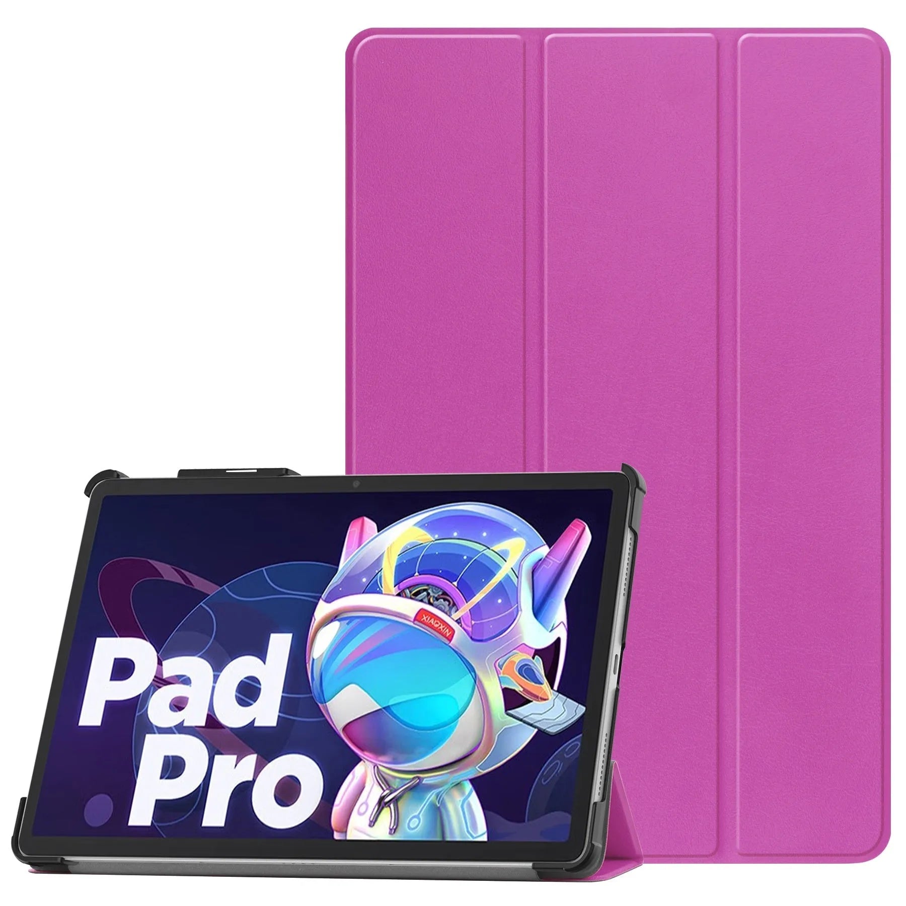 Lenovo Tab P12 tablet protective case in a choice of colours and patterns with a folded magnetic stand.
