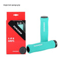 Mountain bike soft sponge handle covers in black, purple and biange colours showing ultra-light 41g design
