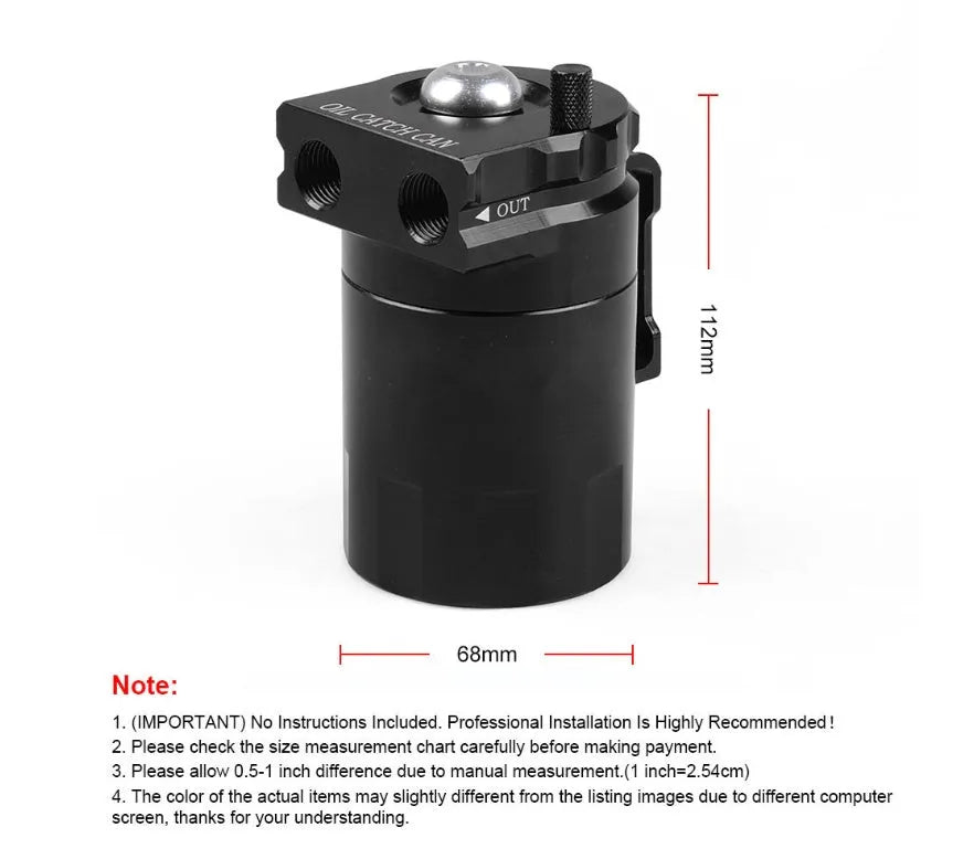 Aluminium alloy car oil separator for Ford Expedition in choice of colours.