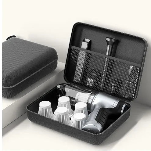 Handheld car vacuum cleaner with brushless motor and EVA storage bag