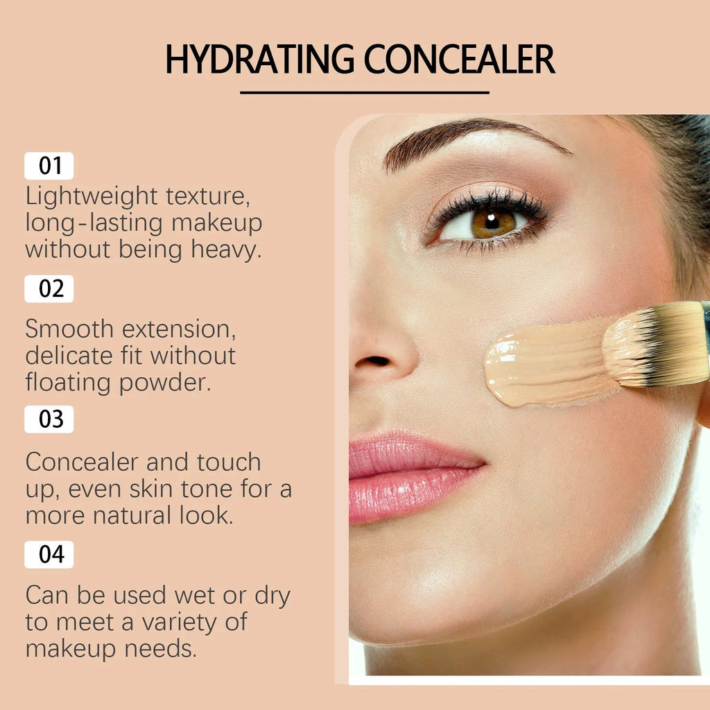 Tube of 3.5ml medium skin liquid foundation concealer from a beauty series.