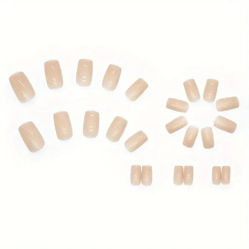 Plastic nail art set in MY119 solid colour for ladies DIY manicure
