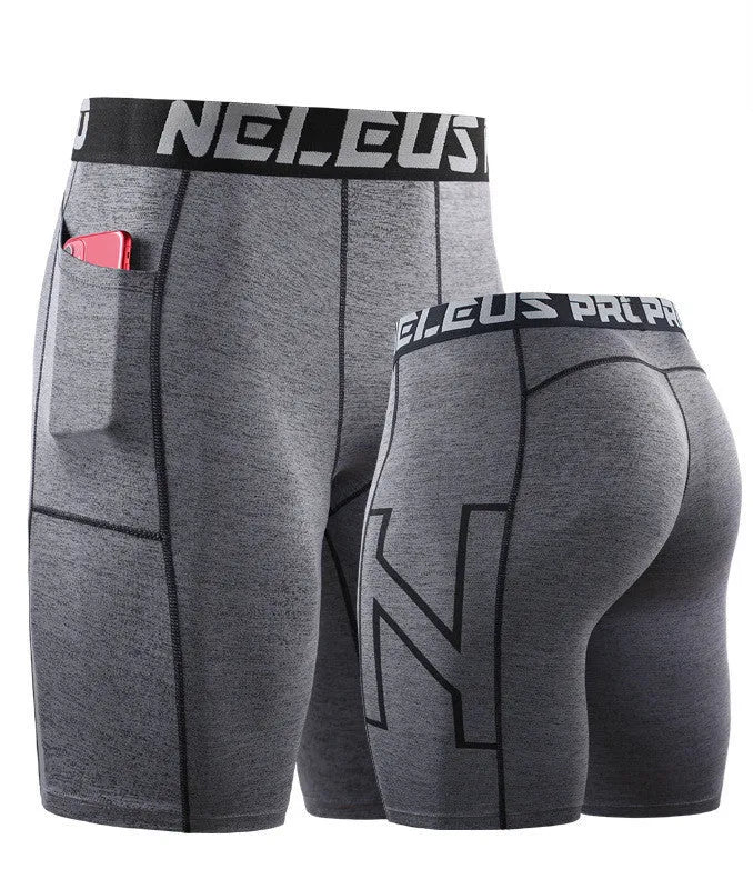 Men's black milk silk polyester summer shorts for running and fitness activities