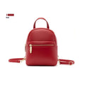 Soft PU street trend mini backpack in multiple colours with three-dimensional pocket