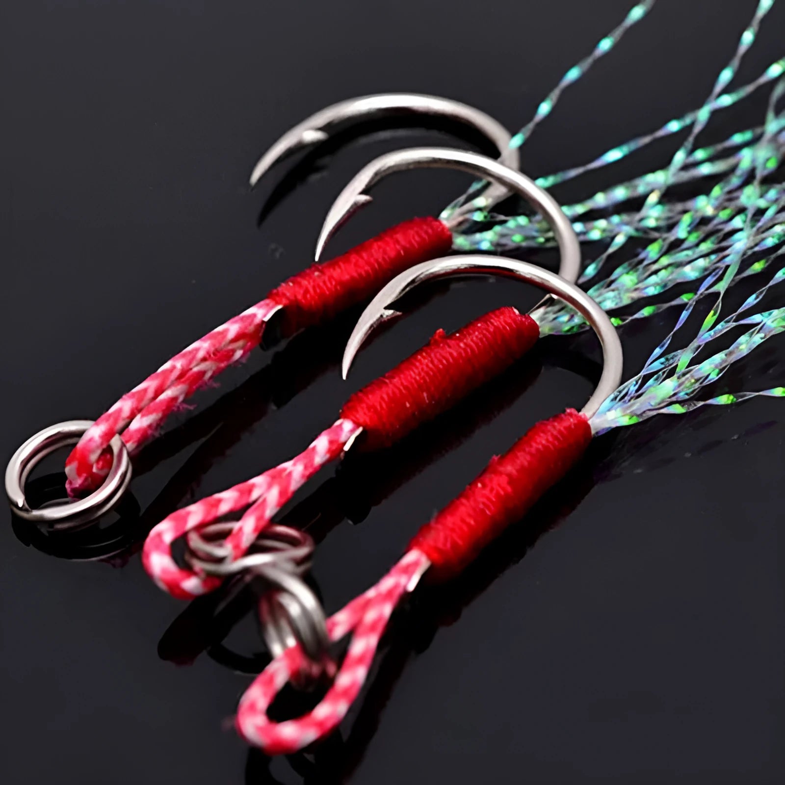 Bright wire iron plate single fishing hook for sea fishing and boat fishing in multiple sizes