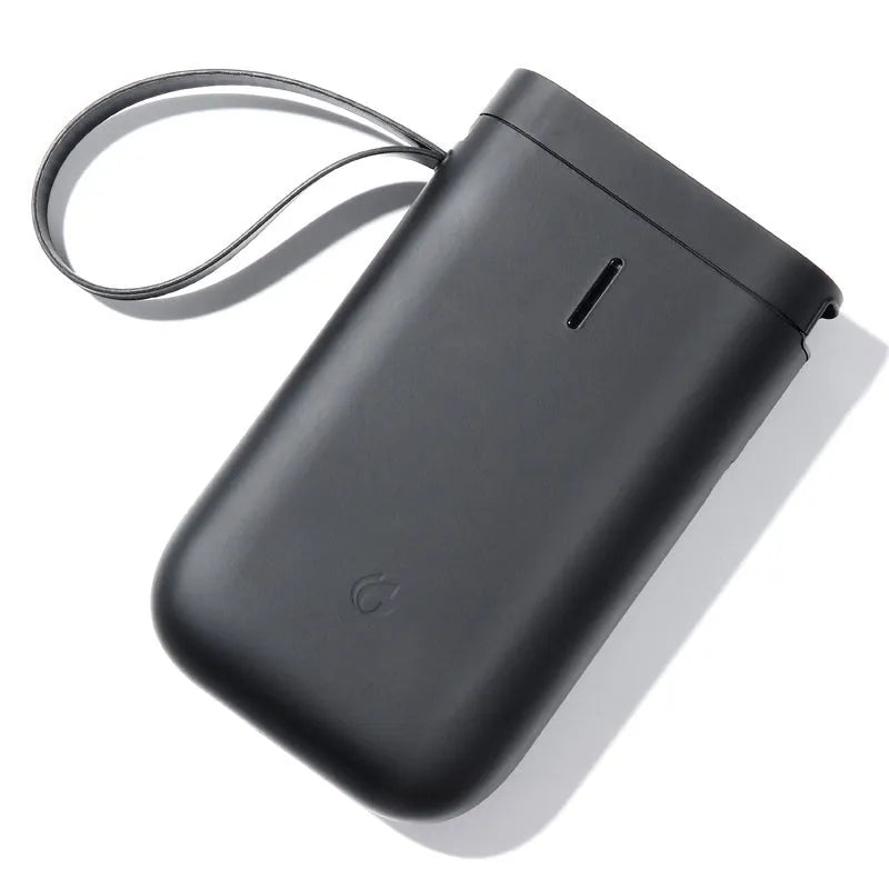 Compact Bluetooth thermal label printer with rechargeable battery for home and office use
