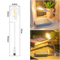 USB rechargeable folding tungsten night light with S14 style warm white illumination