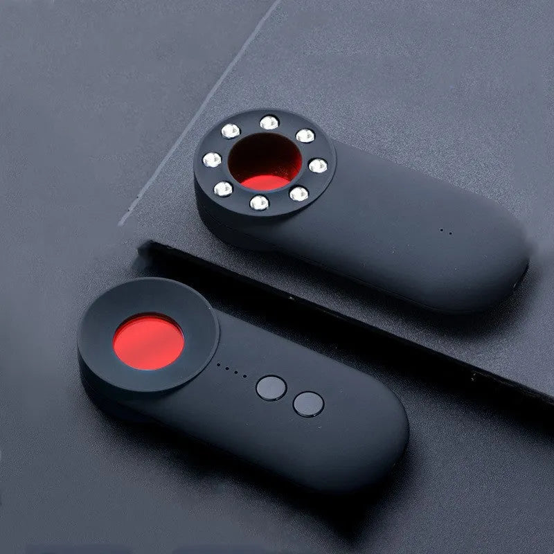 Black GPS signal detector with Micro USB port measuring 93.8mm long for anti-theft surveillance