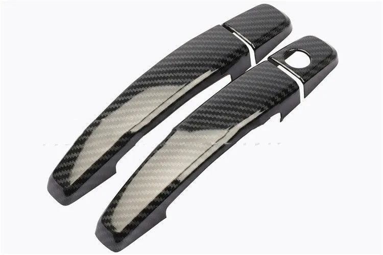 Carbon fibre pattern door handle decoration for Opel Vauxhall Astra H/J models