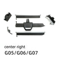 Plastic front centre dashboard air outlet replacement part for BMW G05 G06 G07 models.