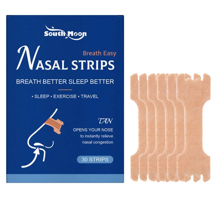 Snoring cessation nasal patch pack of 30 strips with lavender oil for quiet sleep