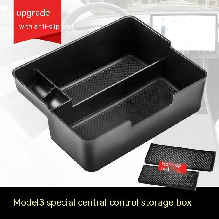 Tesla Model 3 Model X Model S centre console armrest plastic storage box retrofit accessory