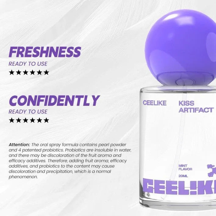 20ml probiotic oral care spray bottle with portable design for fresh breath maintenance