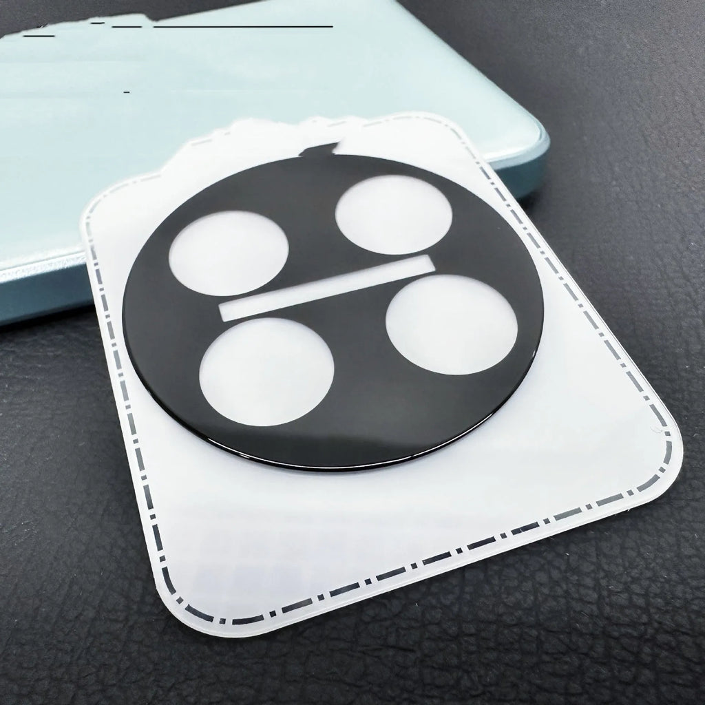 Tempered glass lens protector with black AR ring for OnePlus 12, Find N3, and OnePlus 11 smartphones