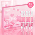 10 pack disposable moisturising face masks with latex construction and essence formula