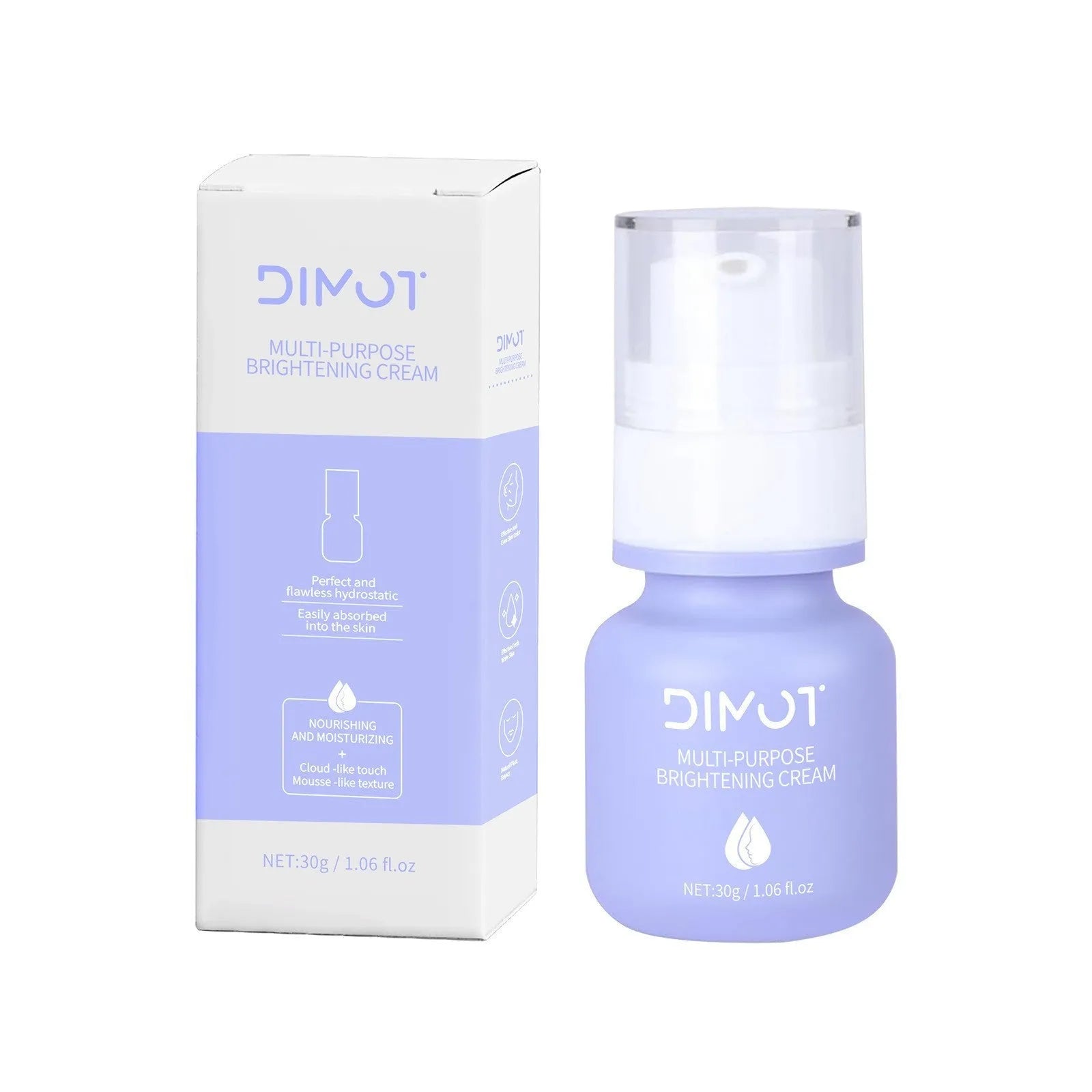 30ml tube of make-up primer moisturising cream for gentle pre-foundation skin care.