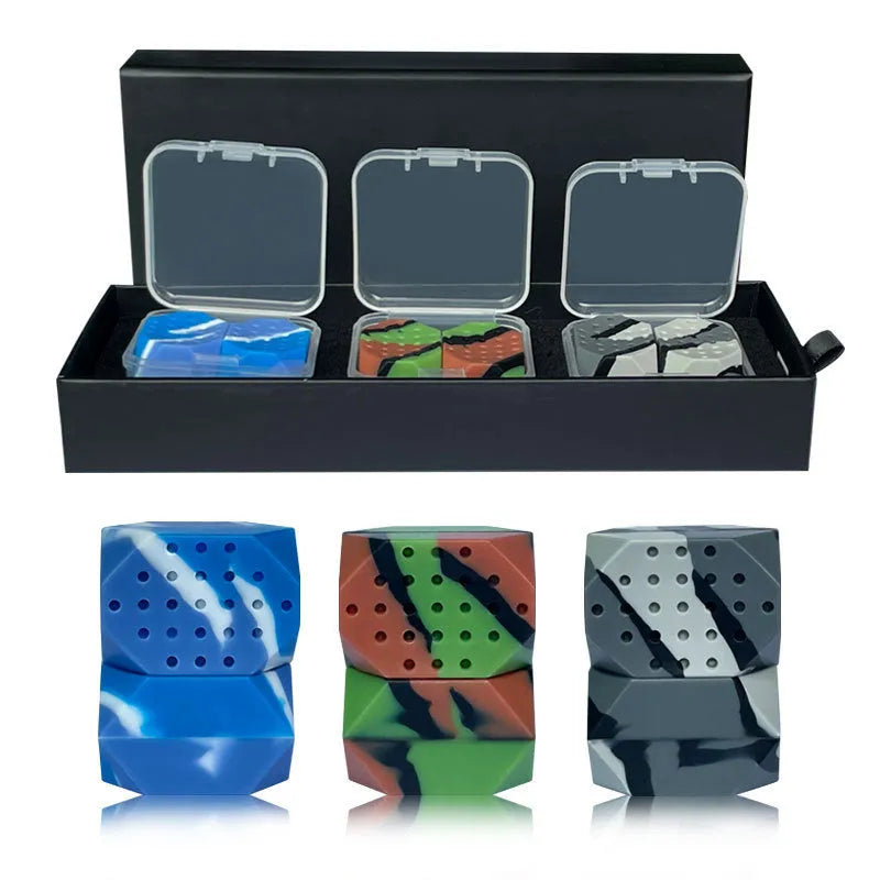 Camouflage pattern facial muscle fitness balls for jaw exercise in transparent packaging