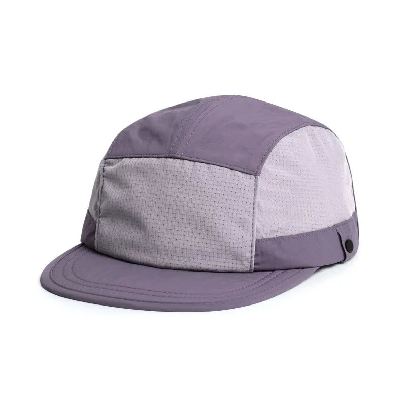 Polyester dome bucket hat in army green colour, size M for 56-58cm head circumference.