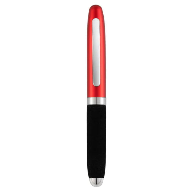 Metal cap ballpoint pen with 1.0mm tip shown in multiple ink colour options.