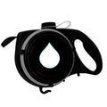 Outdoor portable traction rope with built-in water bottle in blue colour