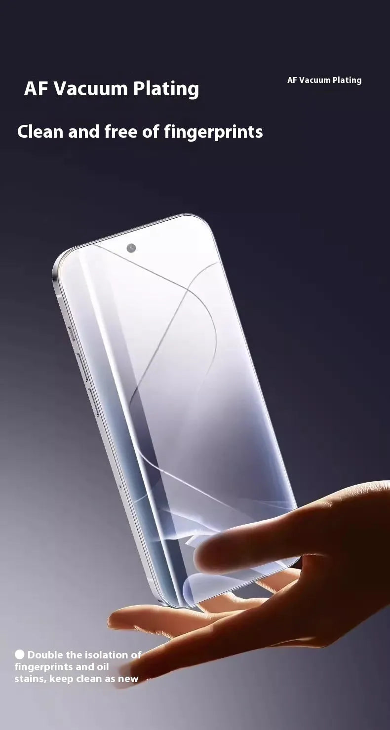 Tempered glass screen protector film for iPhone with anti-peep privacy and ultra HD clarity