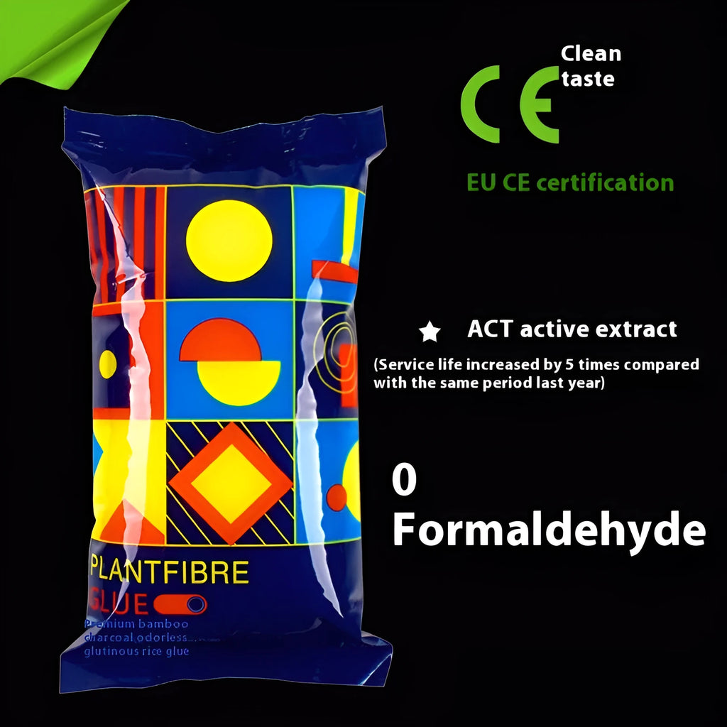 Glutinous Rice Glue E formaldehyde-free wallpaper adhesive in a 3-roll pack