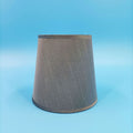Modern minimalist fabric lampshade with horizontal paste design in a choice of colours.