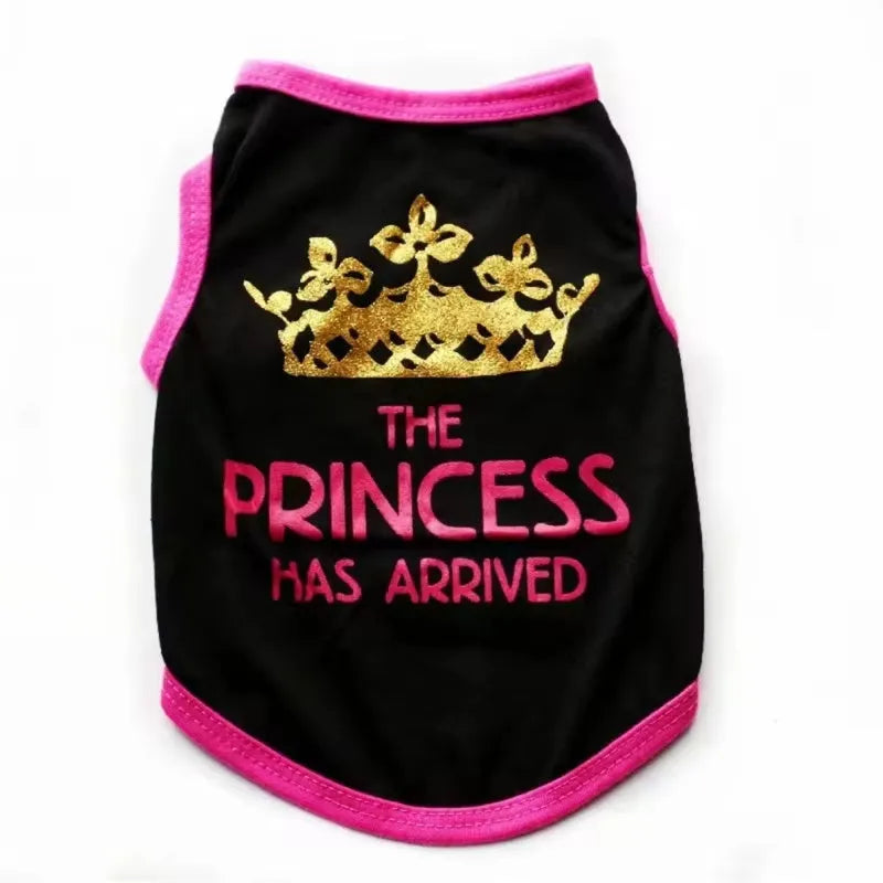 Cotton puppy vest for spring and summer in casual style with multiple colour options