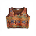 Round neck short sleeve T-shirt with printed design in loose fitting style