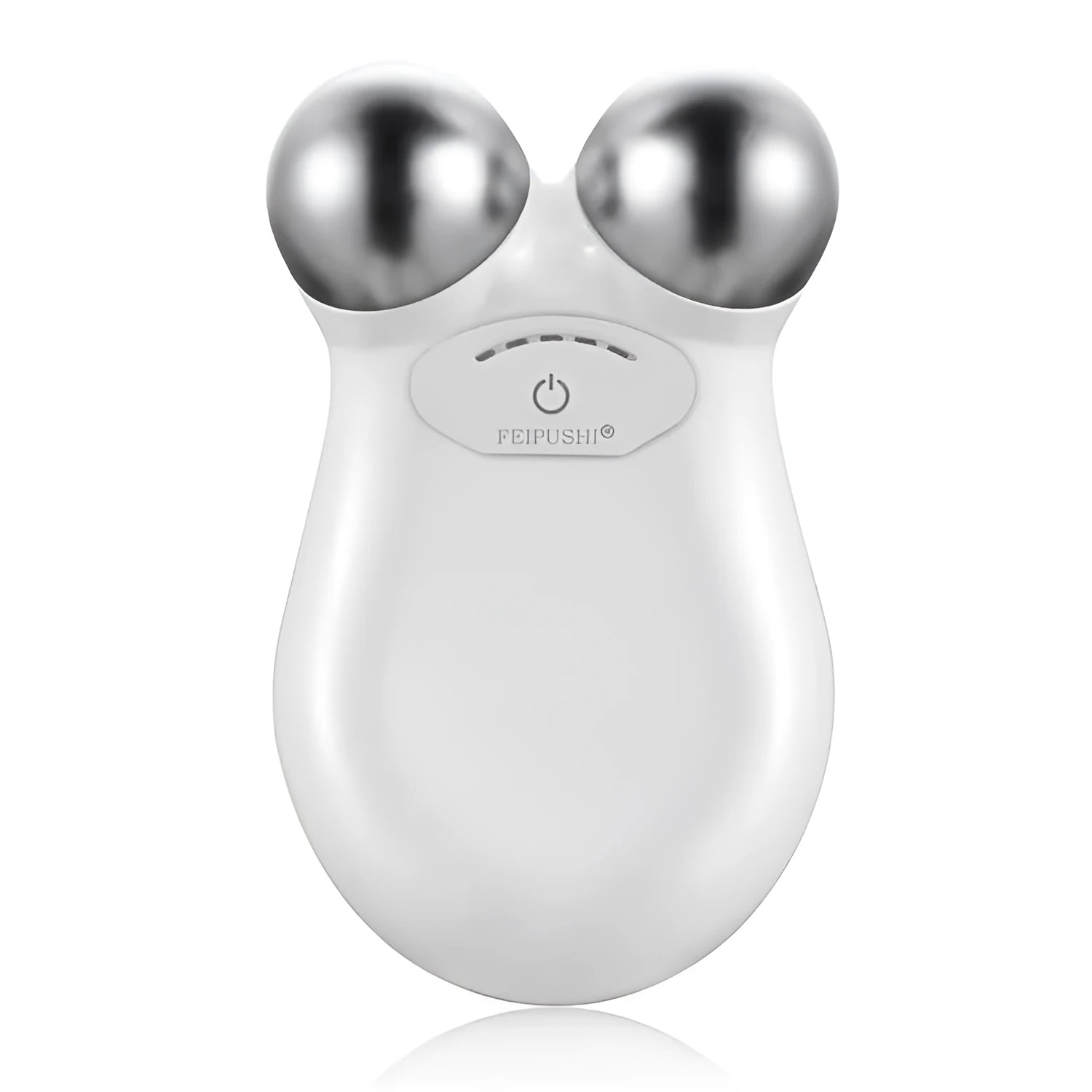 Pink or white HS-858 micro current facial lifting device for skin firming and rejuvenation.