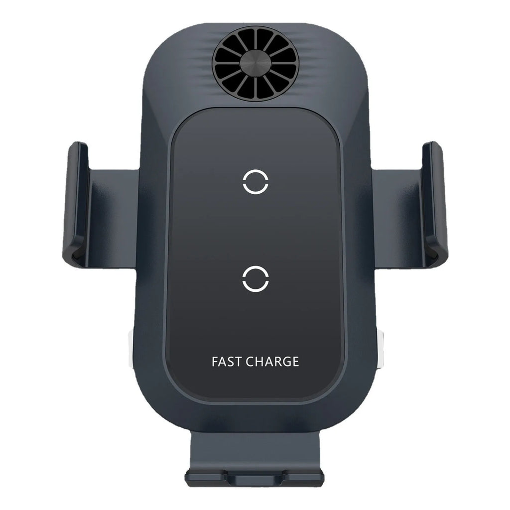 C35 colour car wireless charger phone holder with suction cup mount and automatic clamping