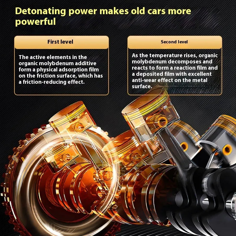 White container 60ml engine oil anti-wear additive for vehicle maintenance