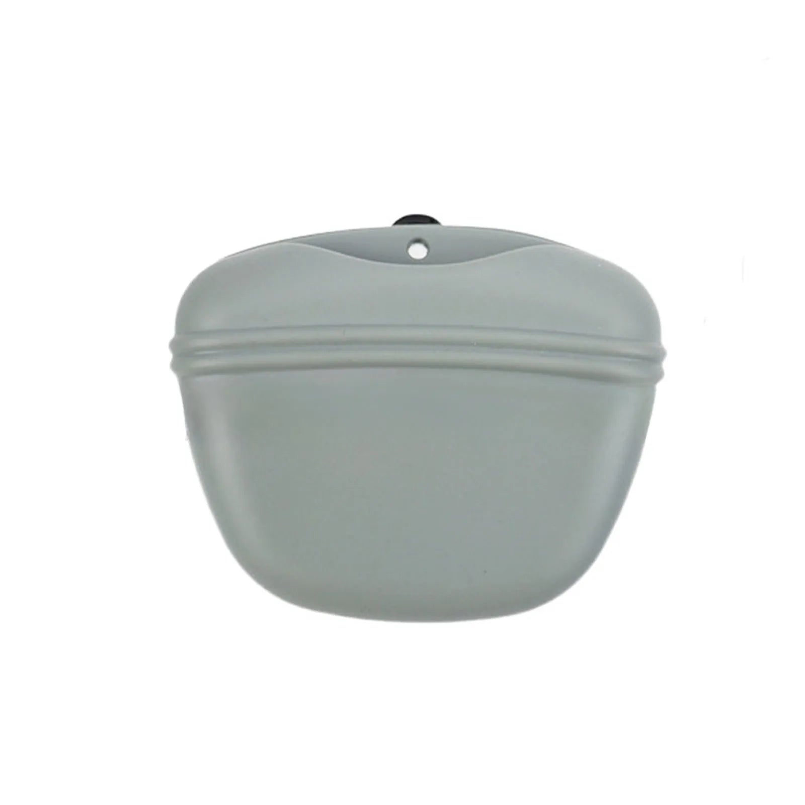 Silicone dog training treat pouch with clip and magnetic closure in assorted colours
