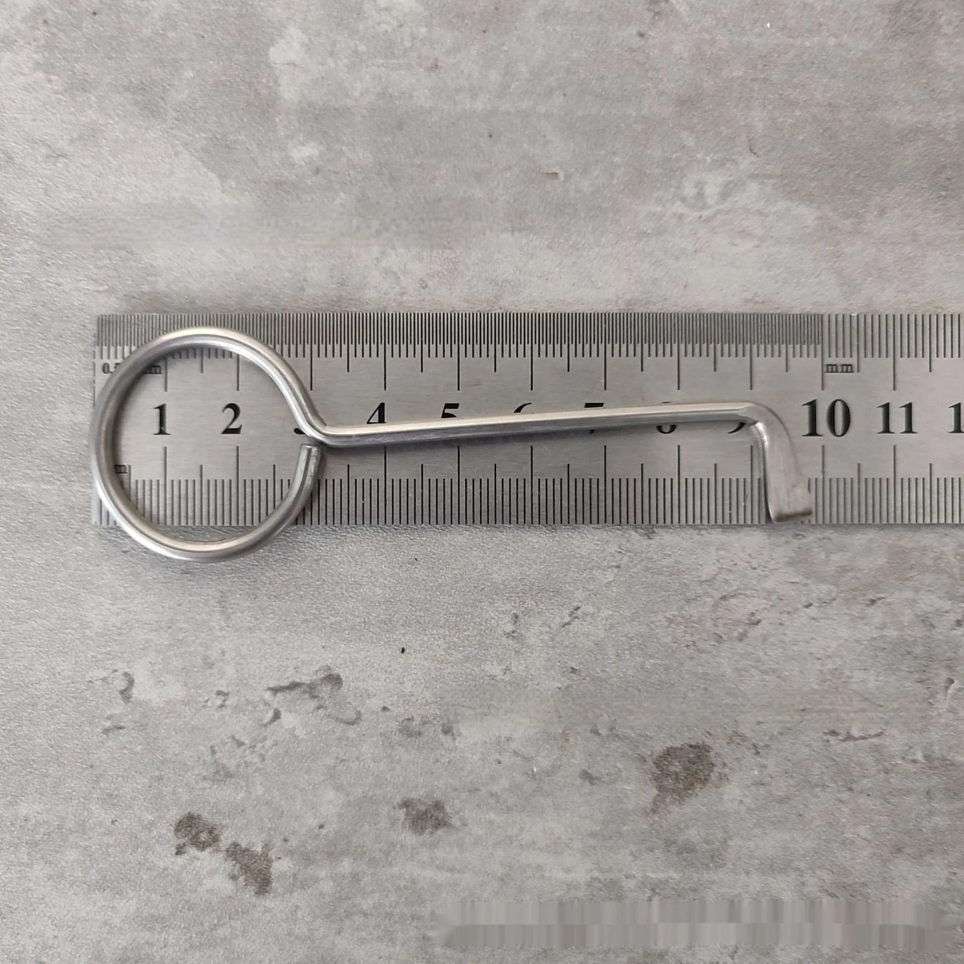 Two alloy steel wrench tools from a portable universal tool set for household and mechanical use
