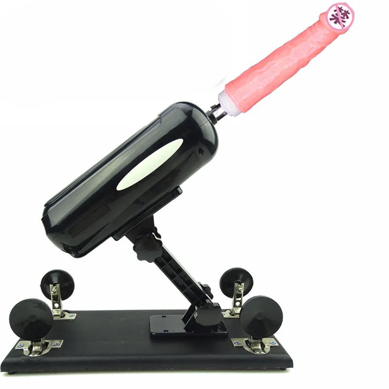 Bobb automatic telescopic thrusting sex tool in purple, black or pink colours