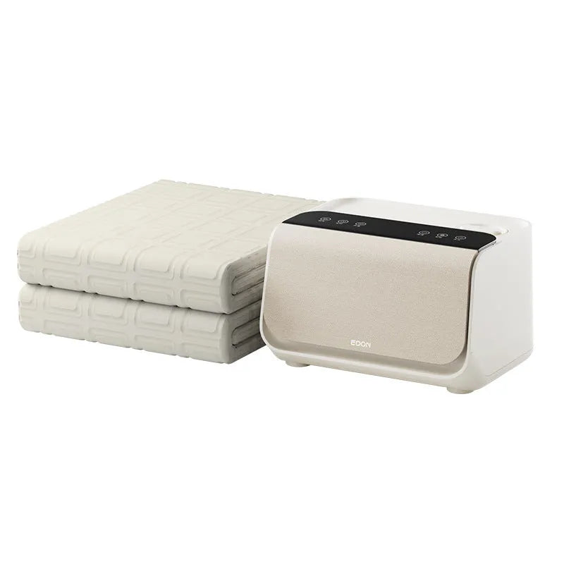 Electric water blanket with smart host controller showing capsule breathable water flow technology