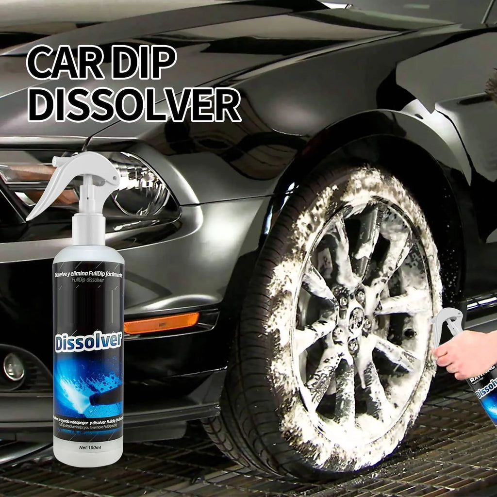 100ml bottle of water-based car foam cleaning agent for paint and interior seats.