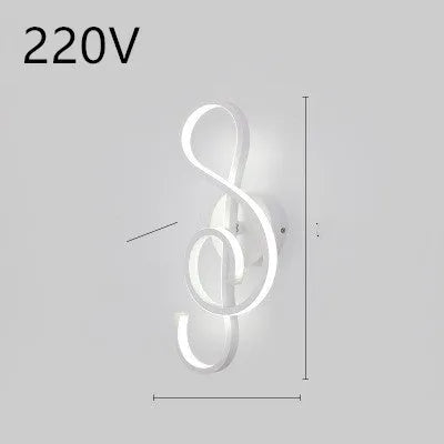 Minimalist Nordic LED wall lamp with silicone shade for bedroom bedside lighting