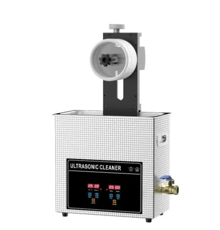 Ultrasonic cleaning machine with temperature control display and single cleaning slot