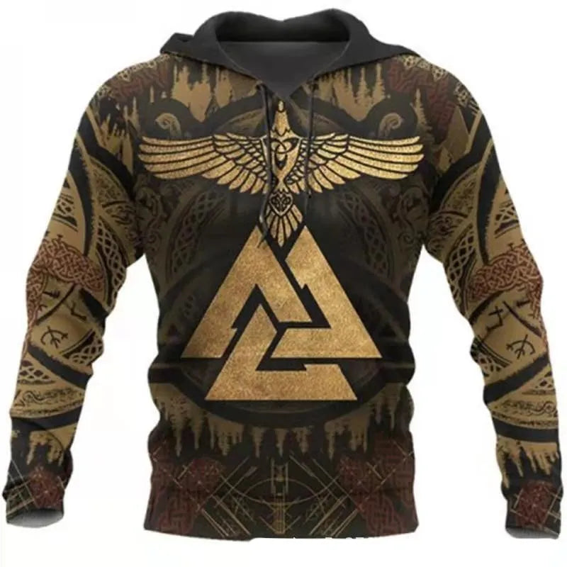 Printed loose fit polyester pullover hoodie for men street fashion available in multiple colours and sizes
