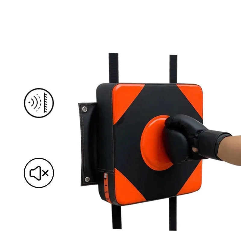Home fitness wall target square boxing punching bag 30x30x10cm with steel nails