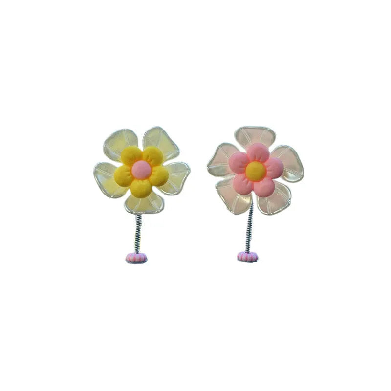 Plastic car swing decoration ornament in multiple colours for dashboard or mirror hanging