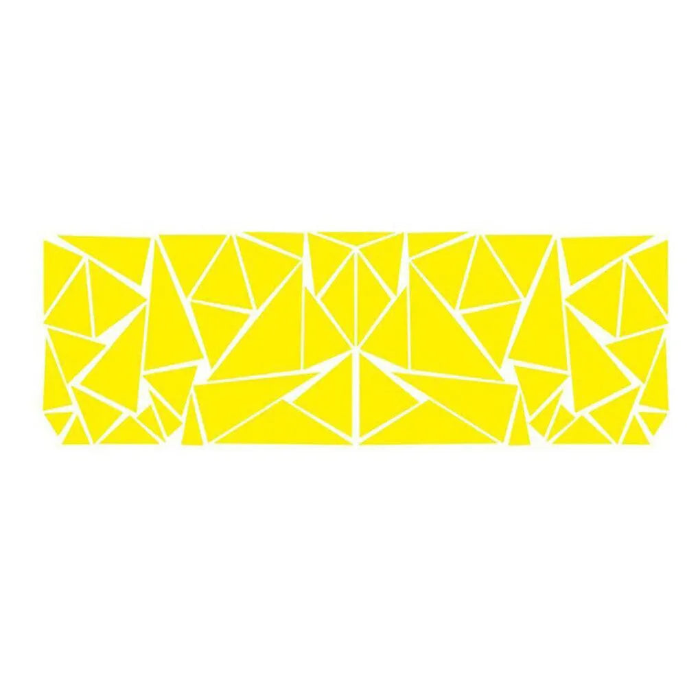 Large black geometric-pattern car sticker sheet for vehicle waistline modification