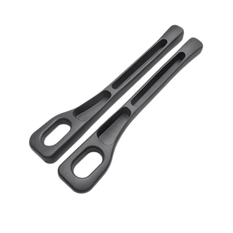 Leak-proof seat gap filler strip in black for car interior storage between seat and console