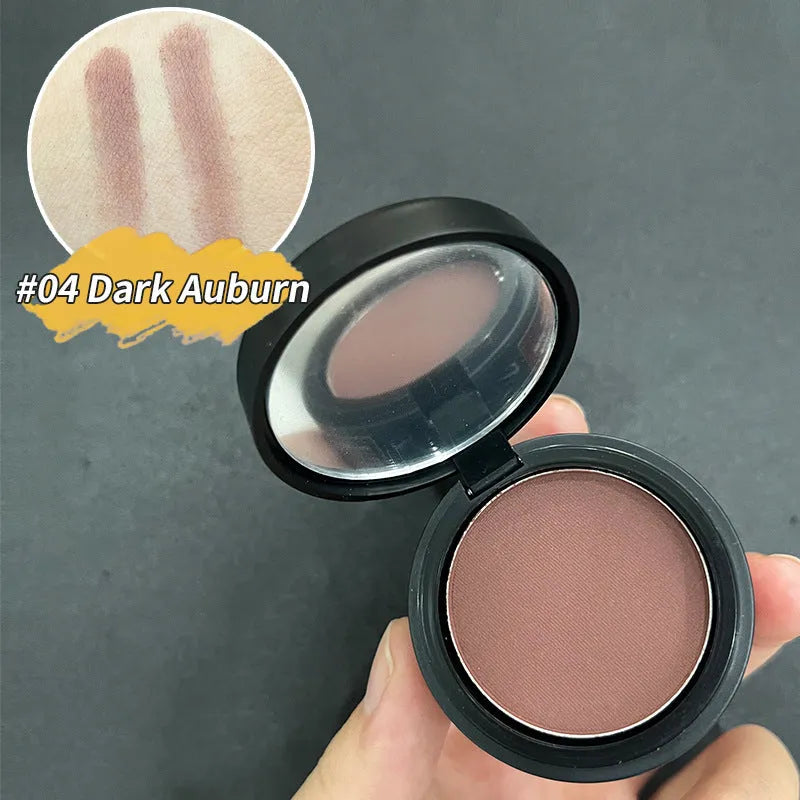 Hairline powder compact for shadow repair with fourteen colour shade options
